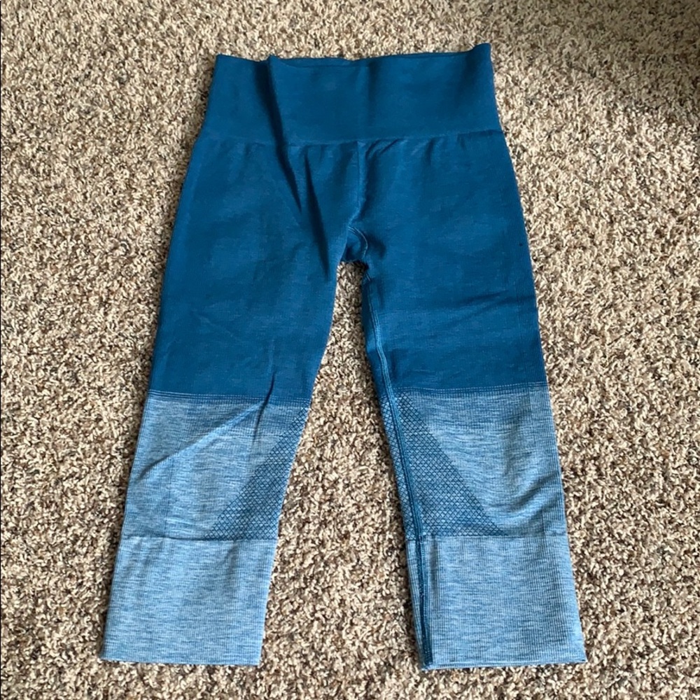 Blue shades lulu lemon leggings
